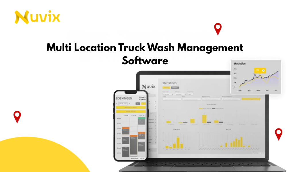 Multi-location truck wash management software by Nuvix