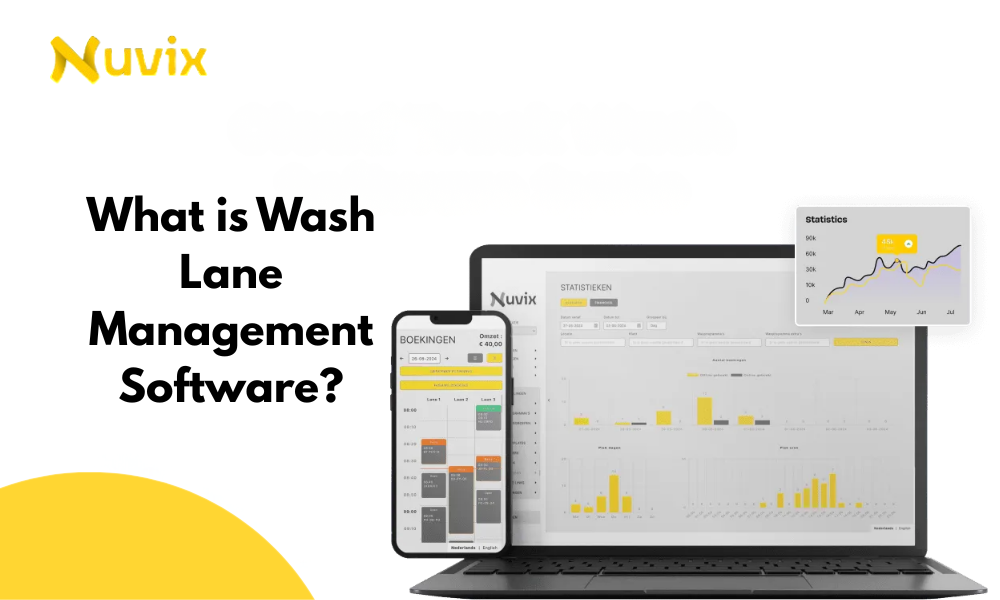 Wash lane management software bay overview by Nuvix